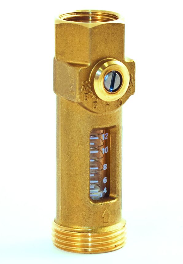 TacoSetter Inline 100 vyvažovací ventil 3/4"x1/2" vnější-vnitřní závit,2-8 l/min., kvs 1,8 ; odolný proti korozi