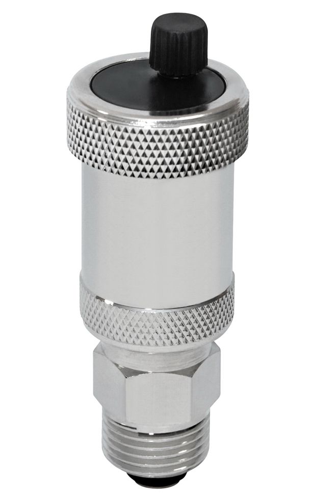 Slovarm automatický odvzdušňovací ventil se zpětnou klapkou 1/2" niklovaný VE-1308A