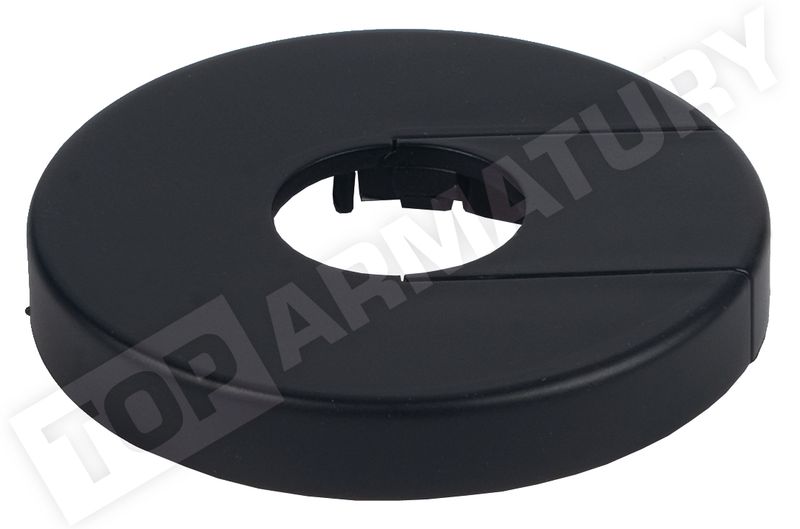 Krytka potrubí designová (rozeta) ɸ 45mm pro P16 černá