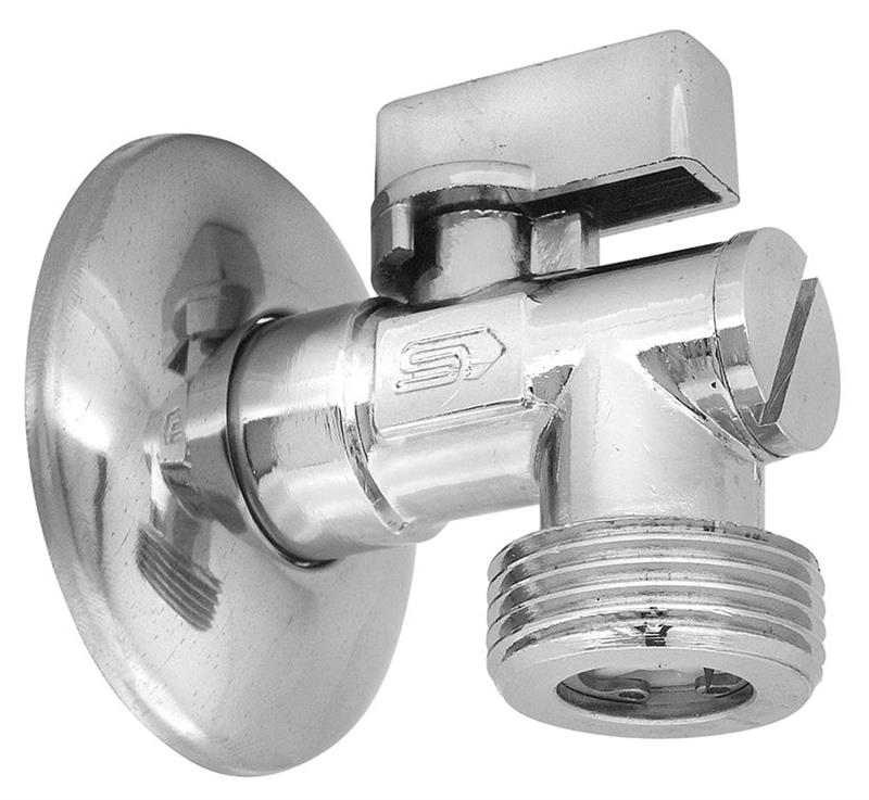 Pračkový ventil TE-225FS 1/2"x3/4" s filtrem a zpětnou klapkou