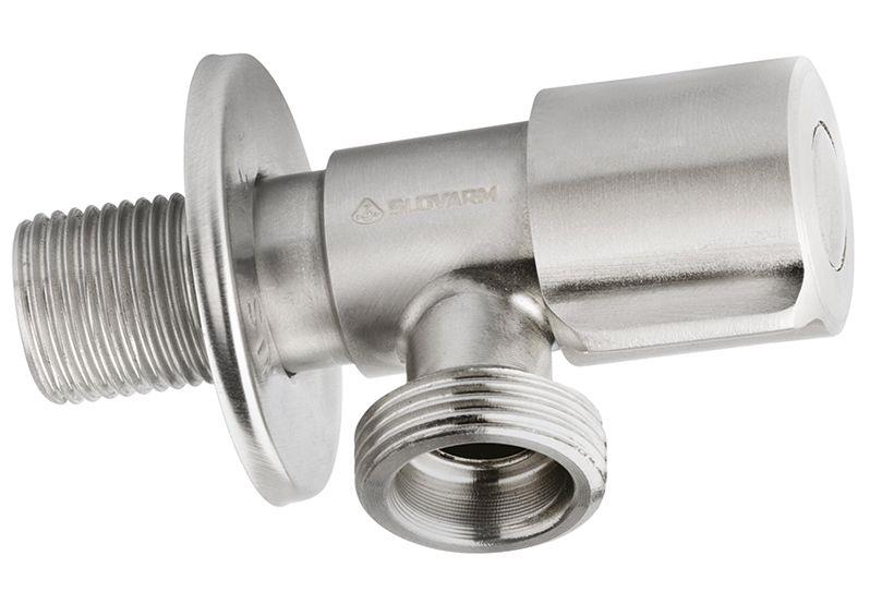Pračkový ventil TE-225N.1 nerez 1/2"x3/4" s keramickými destičkami