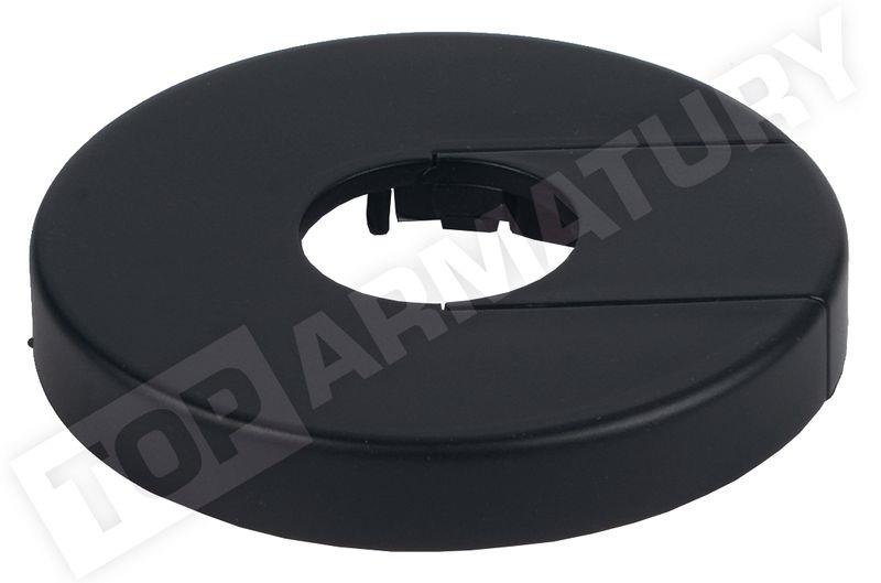 Krytka potrubí designová (rozeta) ɸ 45mm pro CU15 černá